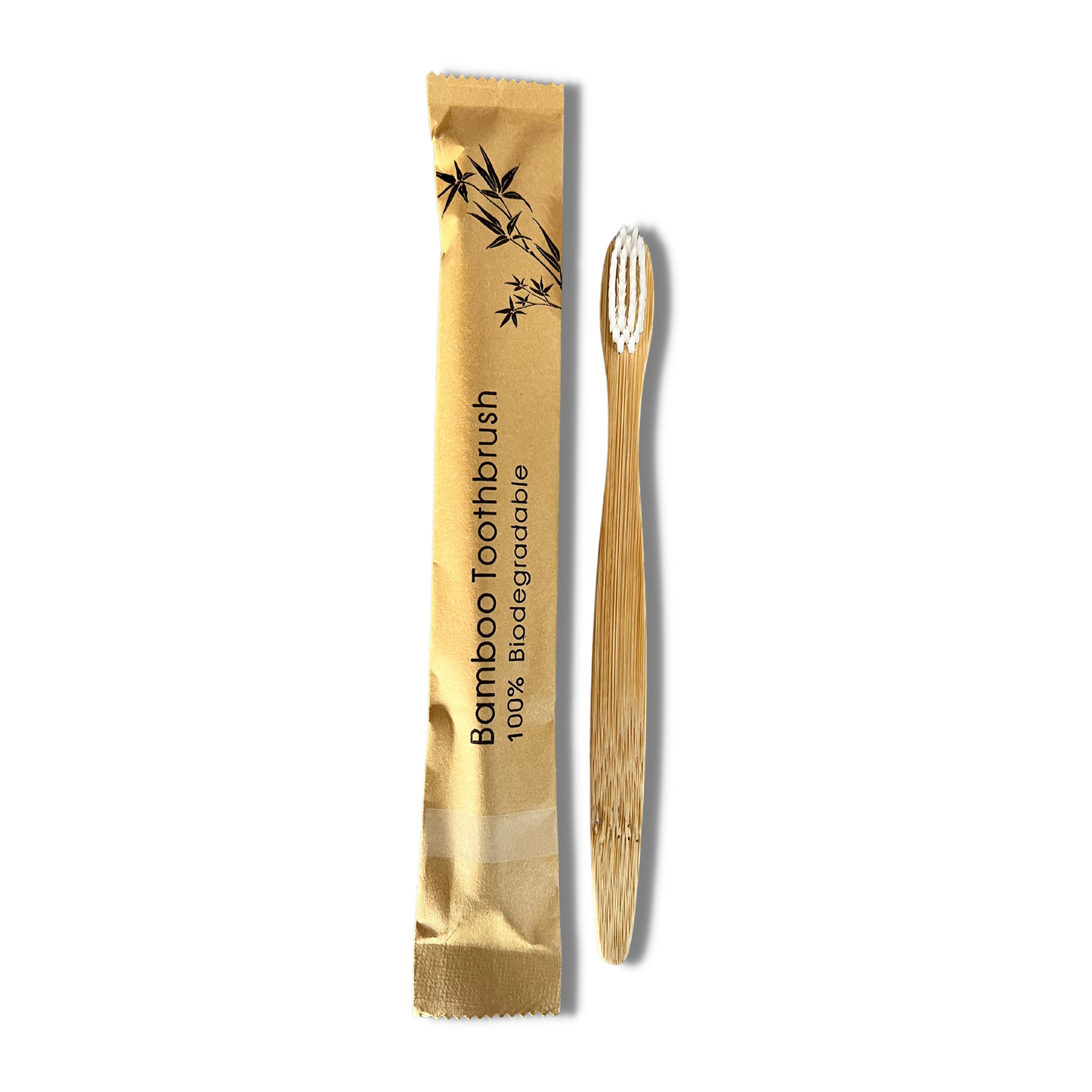 ohGiGi soft bamboo toothbrush for adults front view