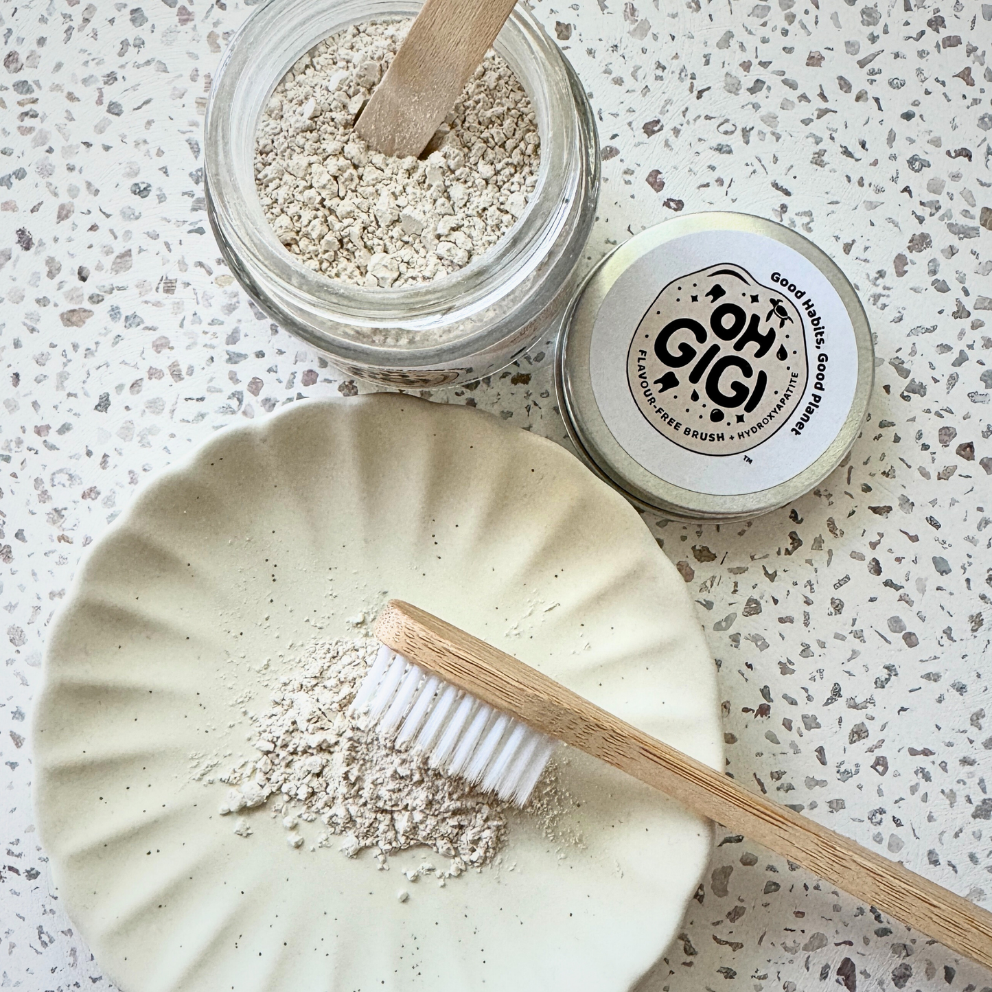 Hydroxyapatite Tooth Powder 'Flavour-Free Brush'