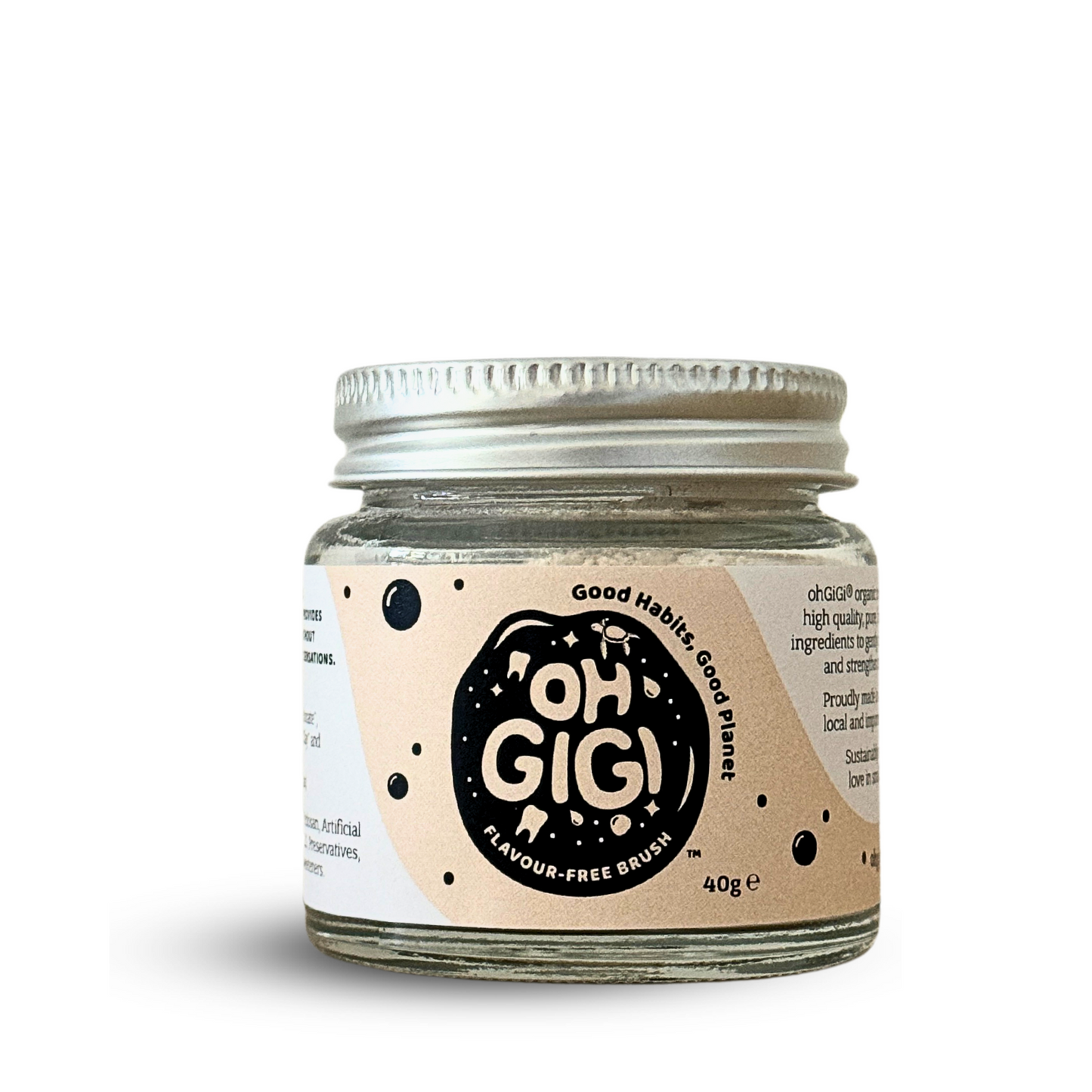 Organic Tooth Powder 'Flavour-Free Brush'