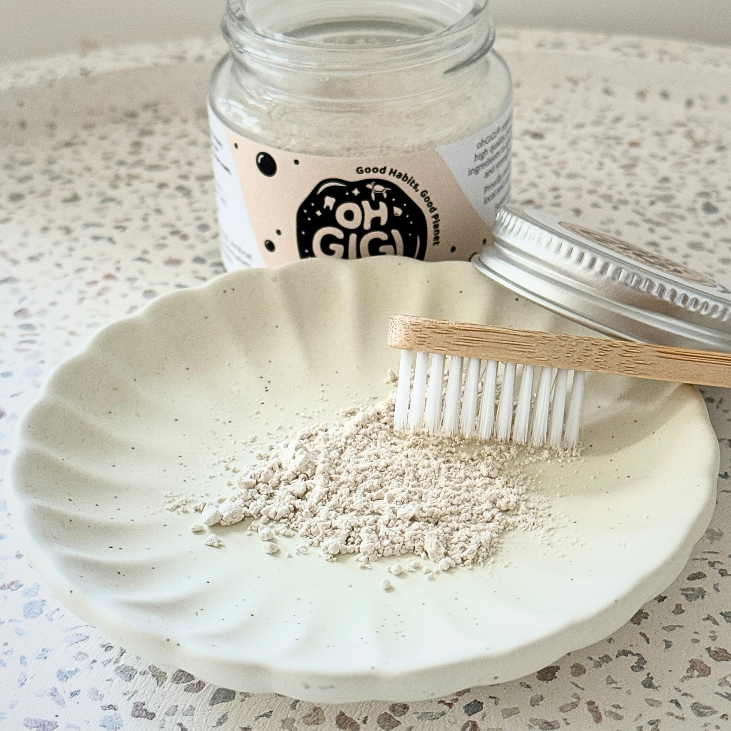 Organic Tooth Powder 'Flavour-Free Brush'