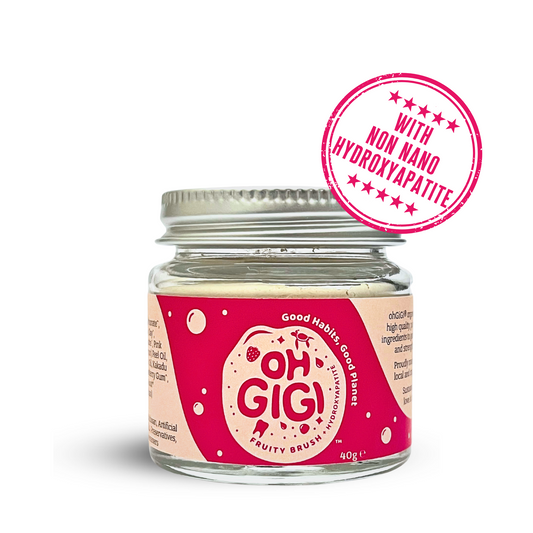 Hydroxyapatite Tooth Powder 'Fruity Brush'