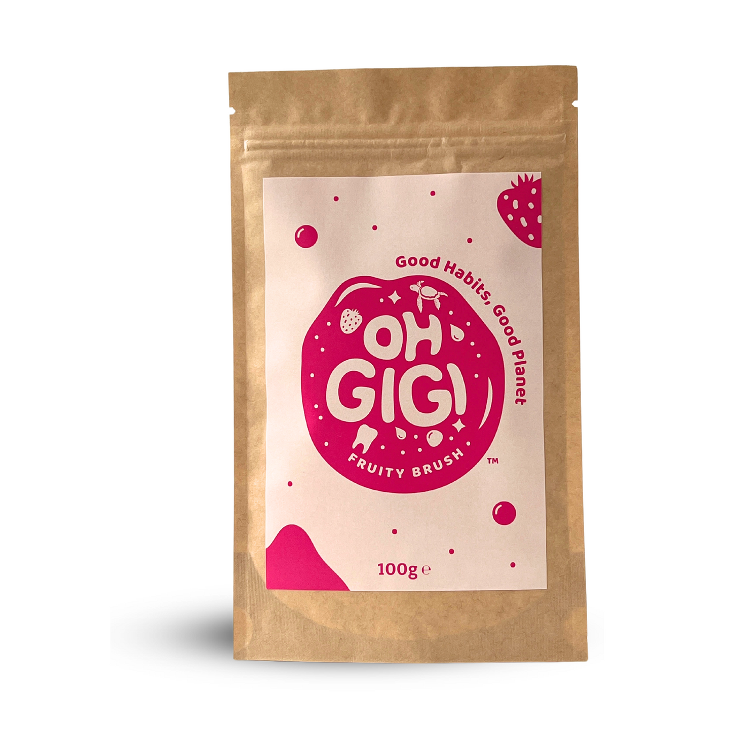 Organic Tooth Powder 'Fruity Brush' Refills 100g