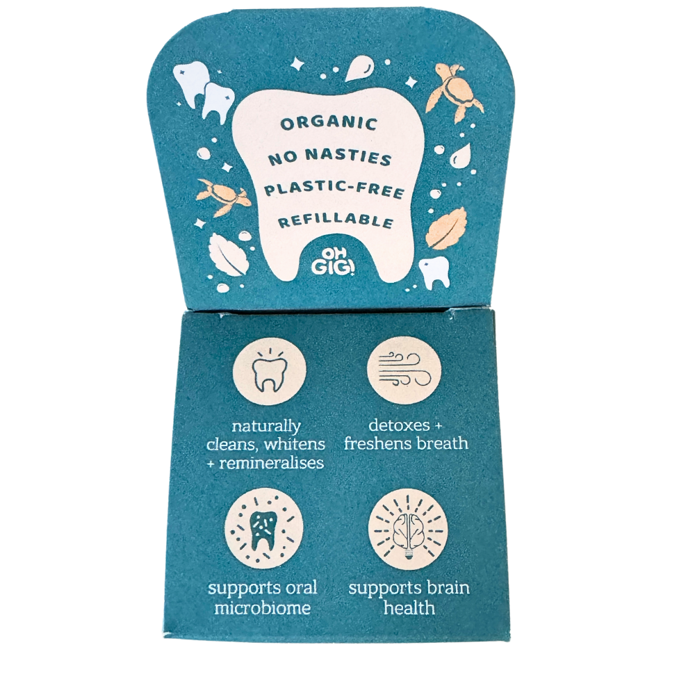 Organic Tooth Powder 'Minty Brush'