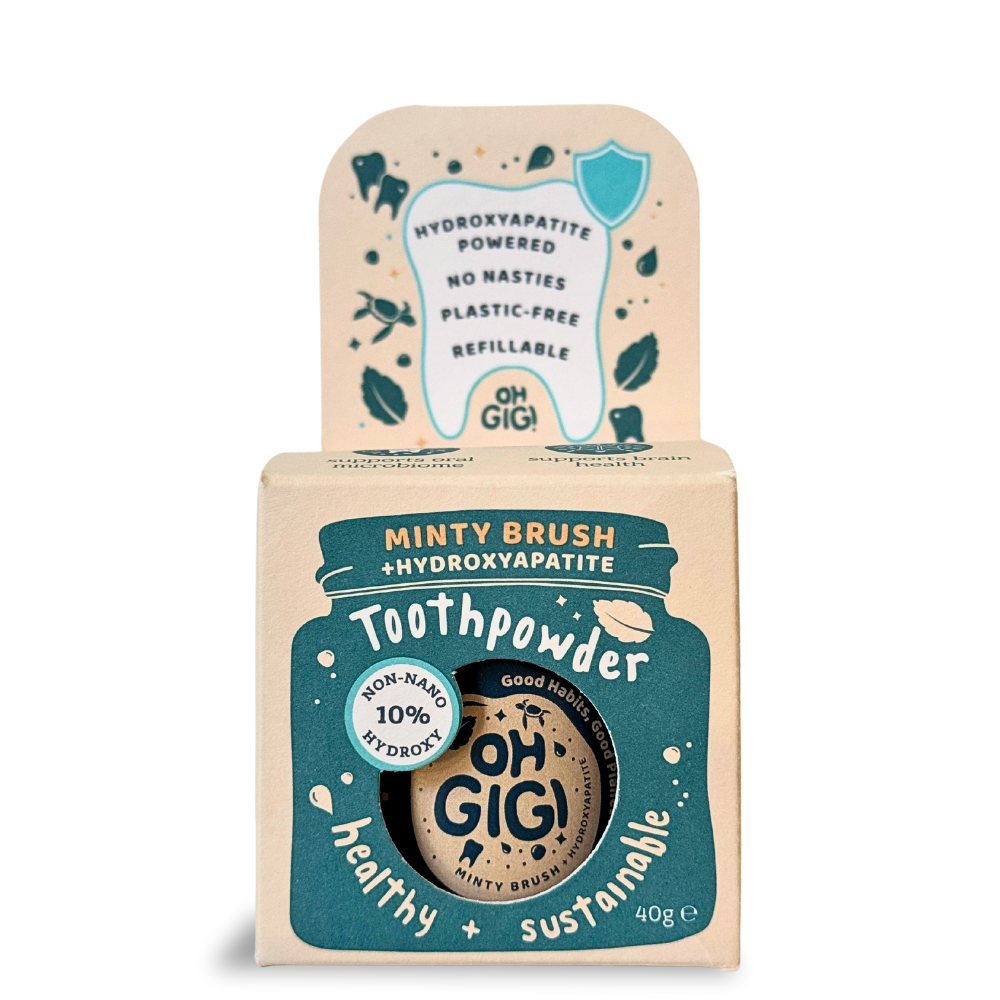 Hydroxyapatite Tooth Powder 'Minty Brush'