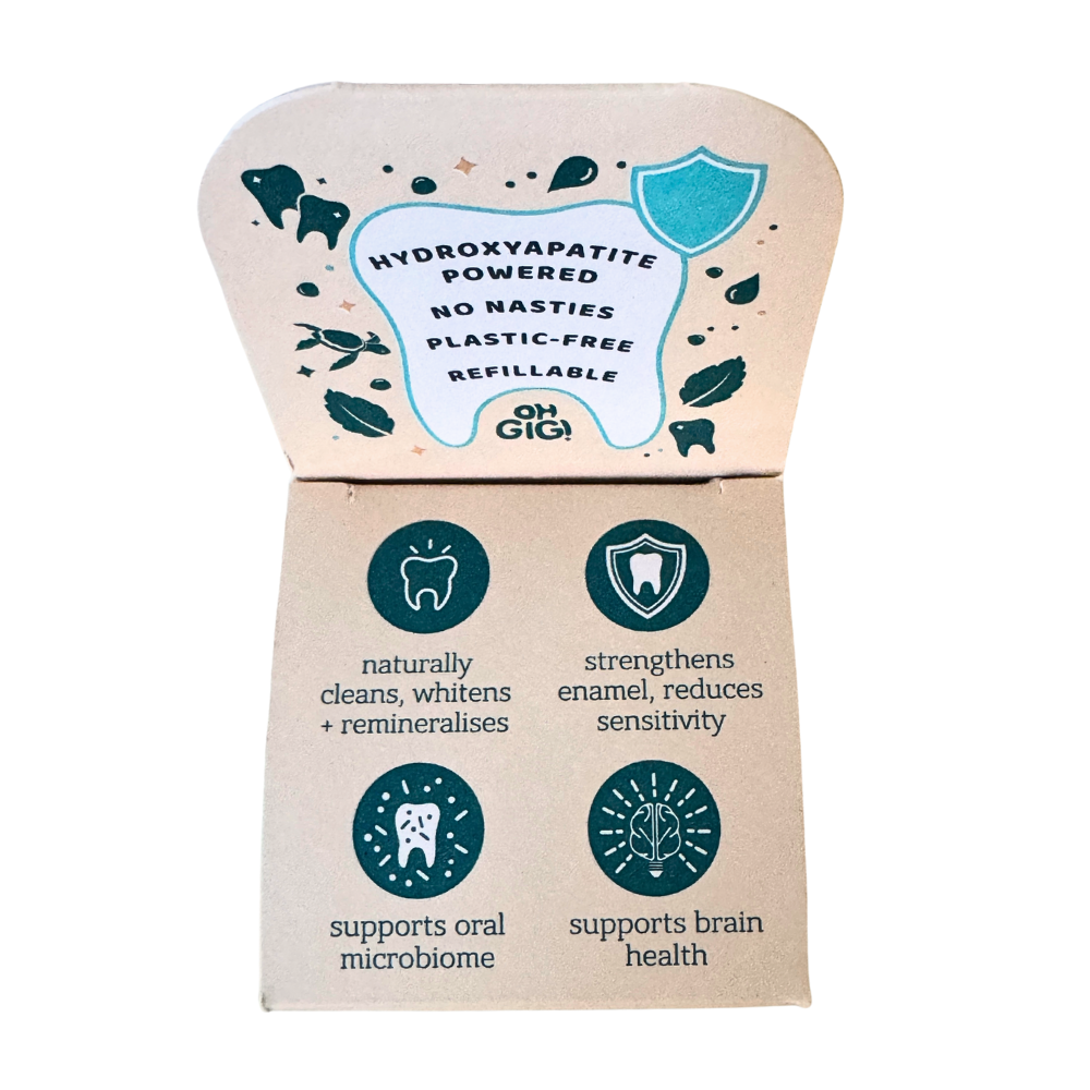 Hydroxyapatite Tooth Powder 'Minty Brush'