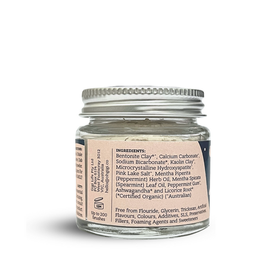 Hydroxyapatite Tooth Powder 'Minty Brush'