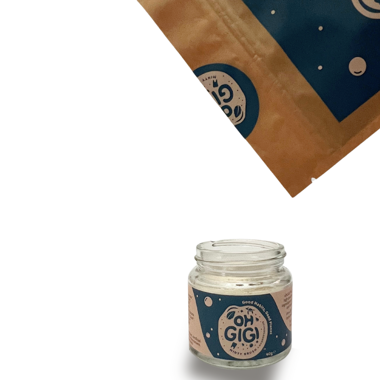 Hydroxyapatite Tooth Powder 'Minty Brush' Refills 100g