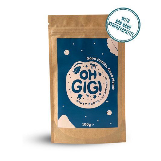 Hydroxyapatite Tooth Powder 'Minty Brush' Refills 100g