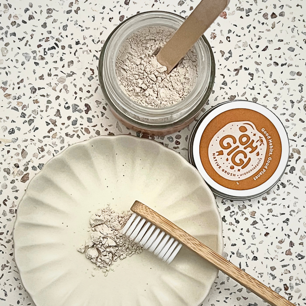 Organic Tooth Powder 'Native Brush' + Hydroxyapatite
