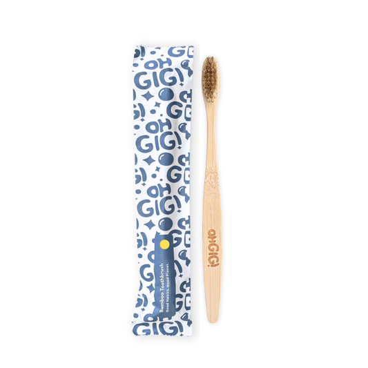 Bamboo Toothbrush - Boar Hair Bristle (Medium)