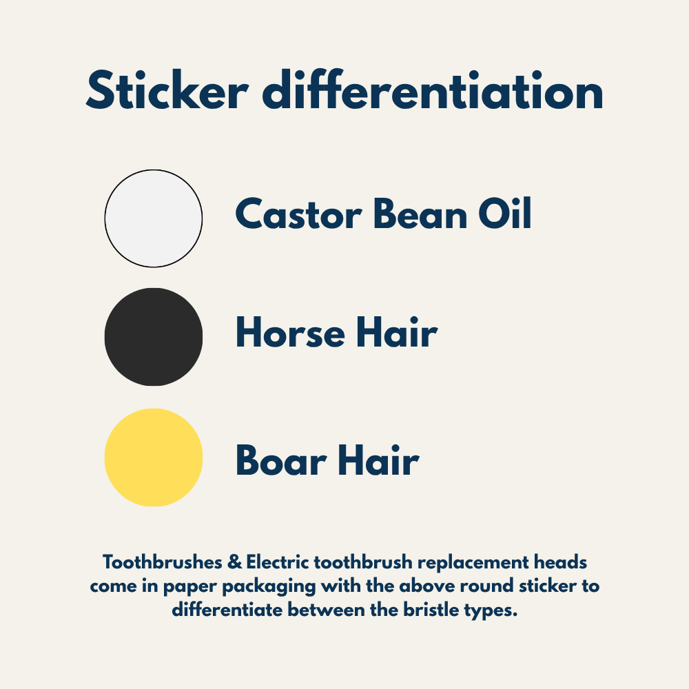 Bamboo Toothbrush - Horse Hair Bristle (Soft)