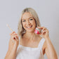 Hydroxyapatite Tooth Powder 'Fruity Brush' & Pure Copper Tongue Cleaner Oral Detox Kit