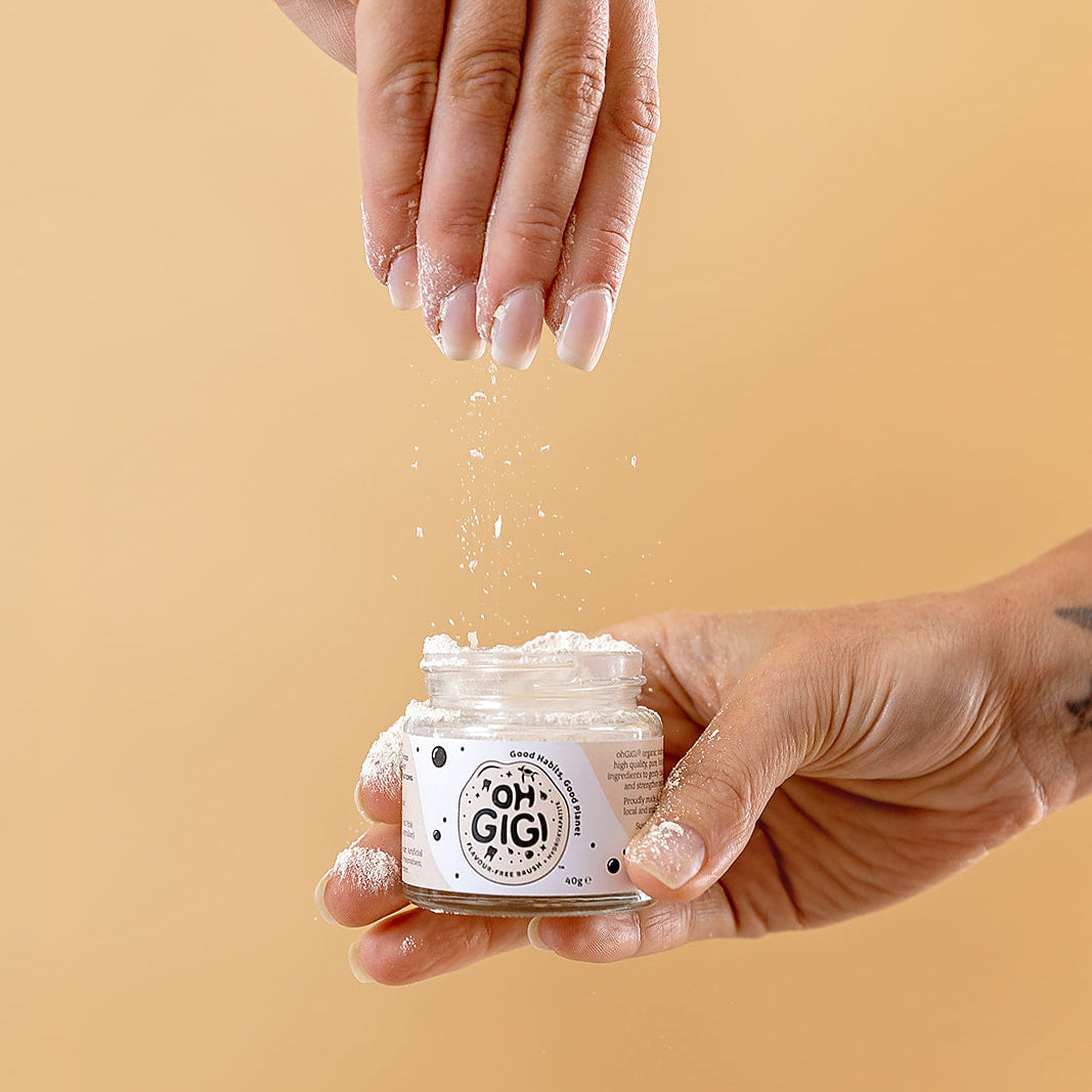 Hydroxyapatite Tooth Powder 'Flavour-Free Brush' Jar and Refill Pack