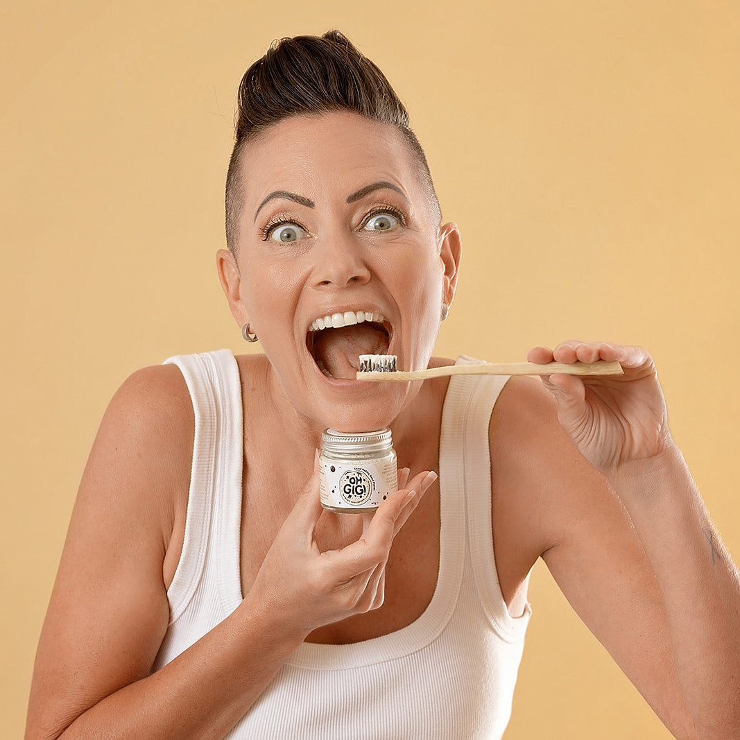 Hydroxyapatite Tooth Powder 'Flavour-Free Brush' Jar and Refill Pack