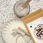 Ultimate Hydroxyapatite Tooth Powder 'Flavour-Free Brush' Jar and Refill with a Pure Copper Tongue Cleaner Oral Detox Kit