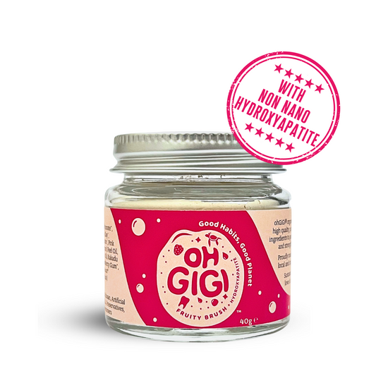 Organic Tooth Powder 'Fruity Brush' + Hydroxyapatite