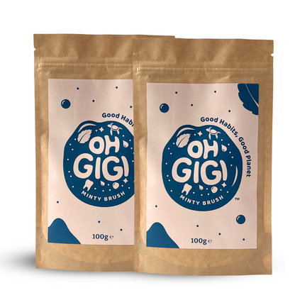 Organic Tooth Powder 2-Pack Refill (100g) Bundle