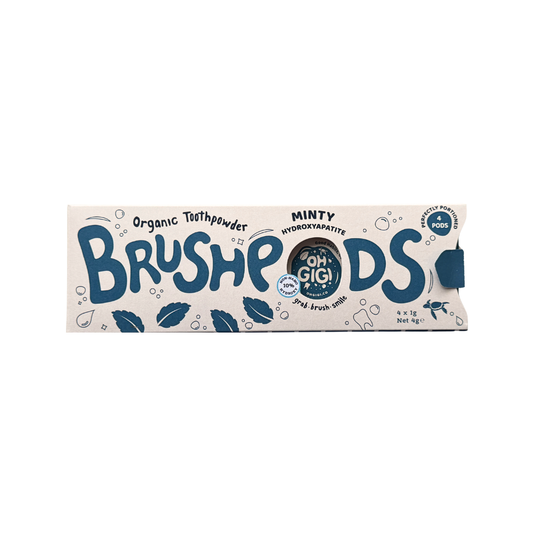 BrushPods - Hydroxyapatite Tooth Powder 'Minty Brush'