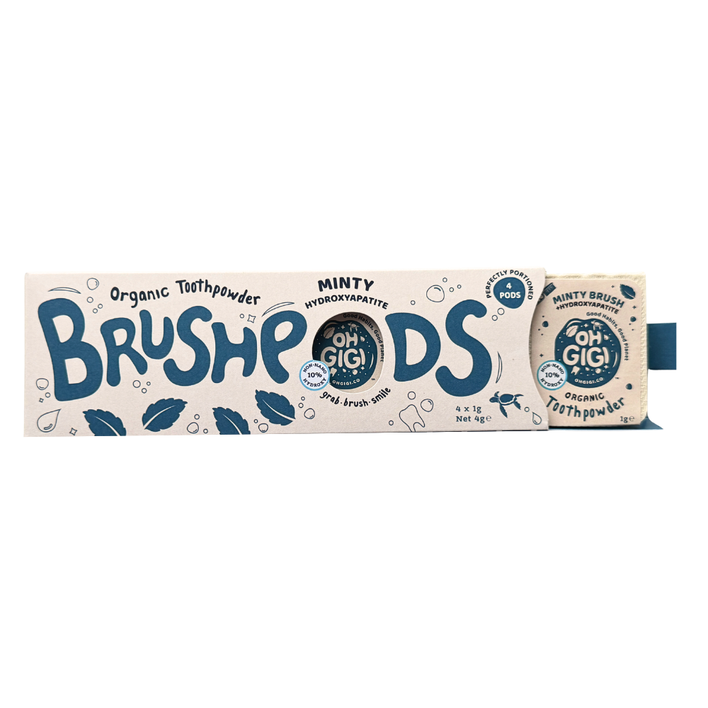 BrushPods - Hydroxyapatite Tooth Powder 'Minty Brush'
