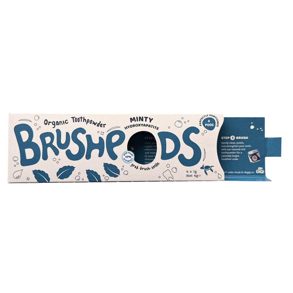 BrushPods - Hydroxyapatite Tooth Powder 'Minty Brush'