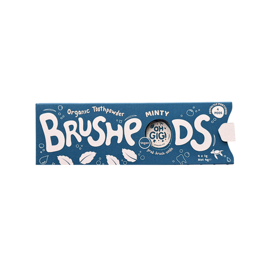 BrushPods - Organic Tooth Powder 'Minty Brush'