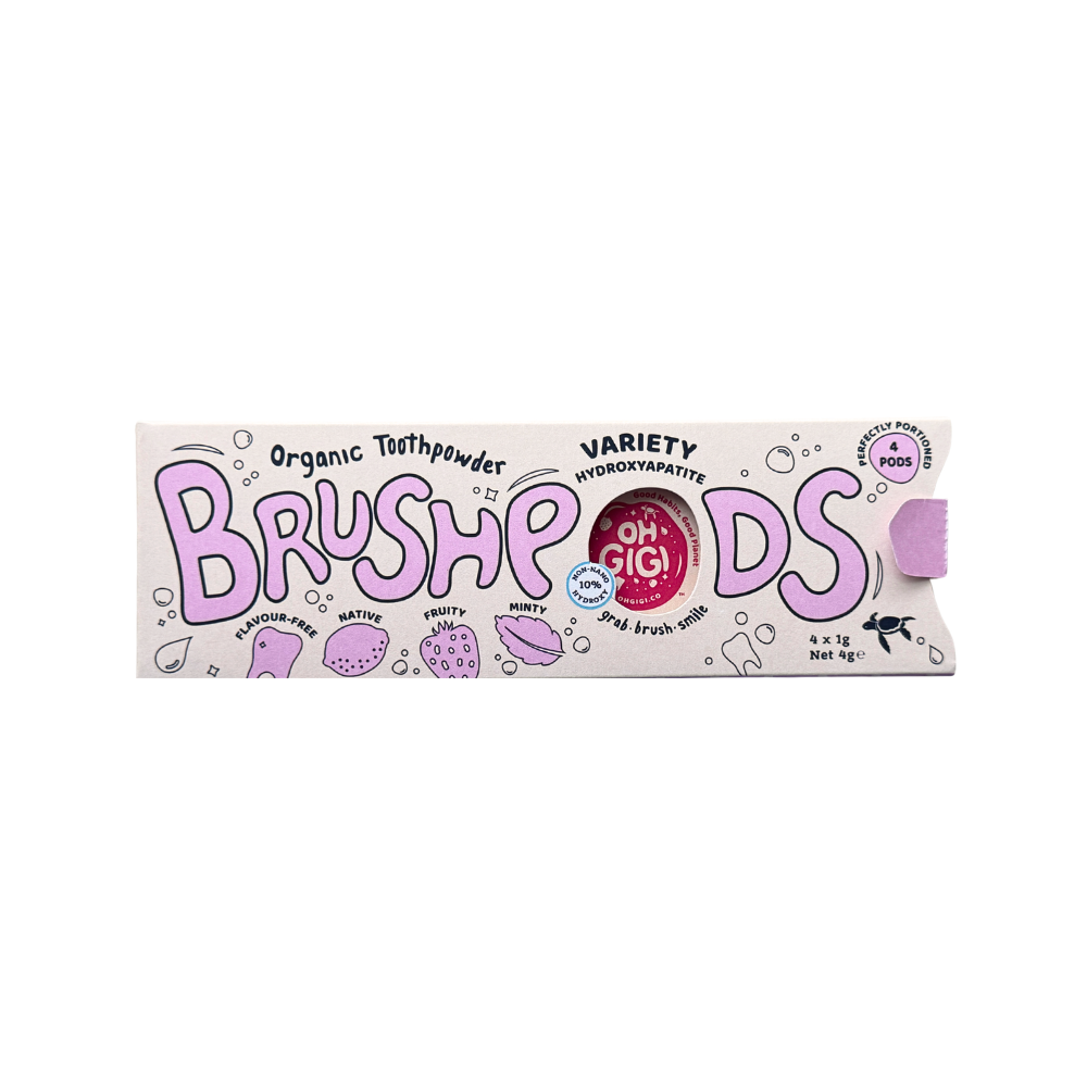 BrushPods Hydroxyapatite Tooth Powder 'Variety Brush'