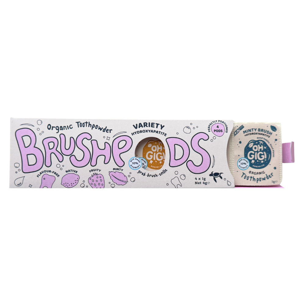 BrushPods Hydroxyapatite Tooth Powder 'Variety Brush'