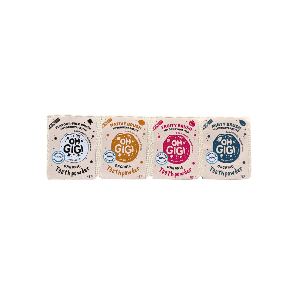BrushPods Hydroxyapatite Tooth Powder 'Variety Brush'