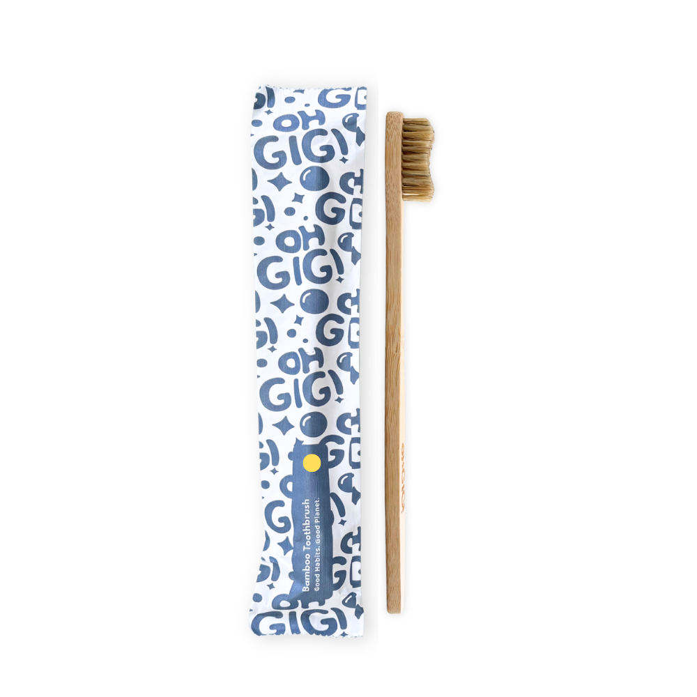 Bamboo Toothbrush - Boar Hair Bristle (Medium)