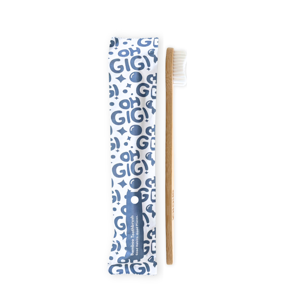 Bamboo Toothbrush - Castor Bean Oil Bristle (Soft)