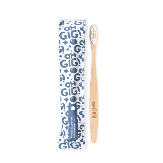 Bamboo Toothbrush - Castor Bean Oil Bristle (Soft)